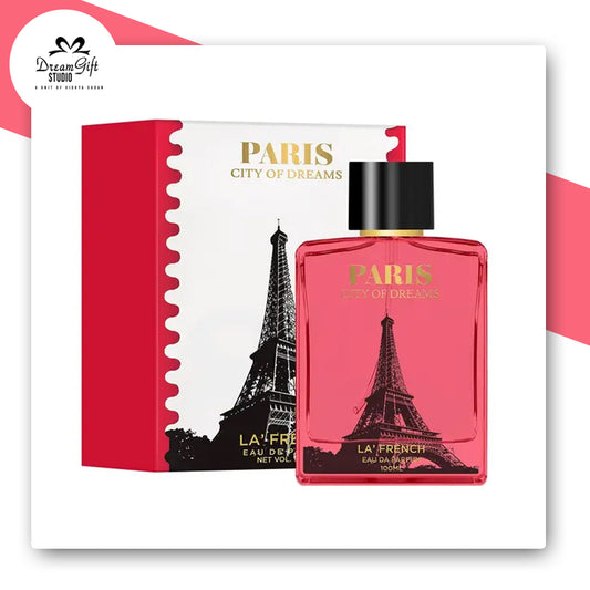 La French Paris City of Dream Eau De Parfum – 100ml | Long Lasting Unisex Fragrance | Elegant, Romantic Scent for Men & Women
