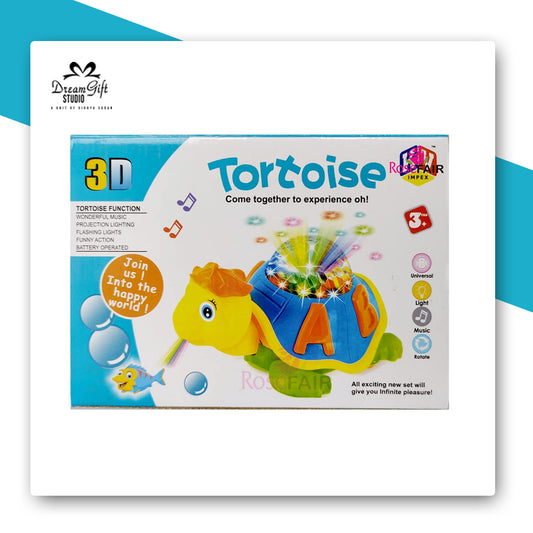 3D Tortoise Toy with Music and Lights