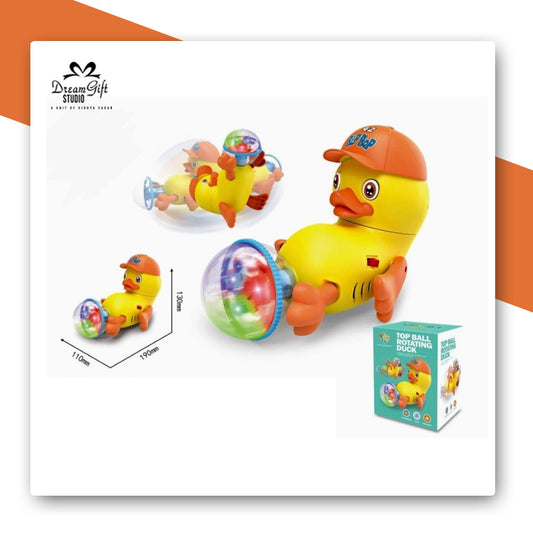 Top Ball Rotating Duck Toy Iights & music