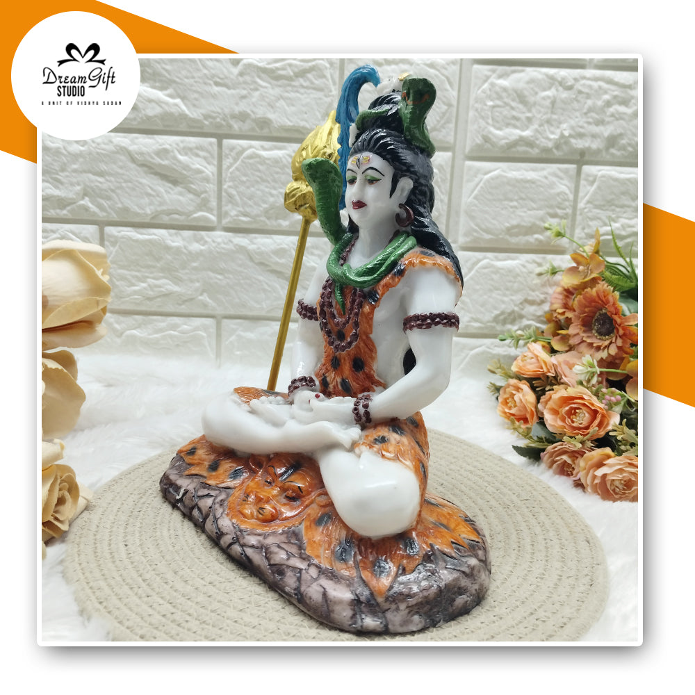 “The Eternal Yogi – Shiv Ji Wrapped in Nature’s Might”