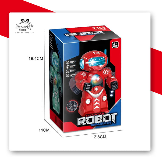 Dynamic Robot Warrior Toy with Lights and Sounds