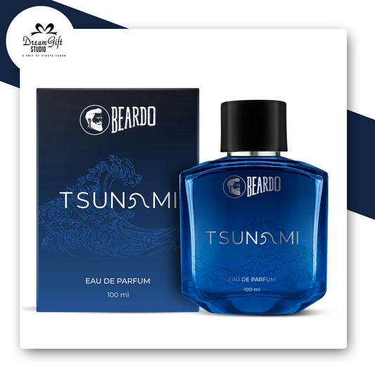 Beardo Tsunami Eau De Parfum for Men | Intense Marine & Aromatic Scent | Strong & Long-Lasting Perfume – 100ml