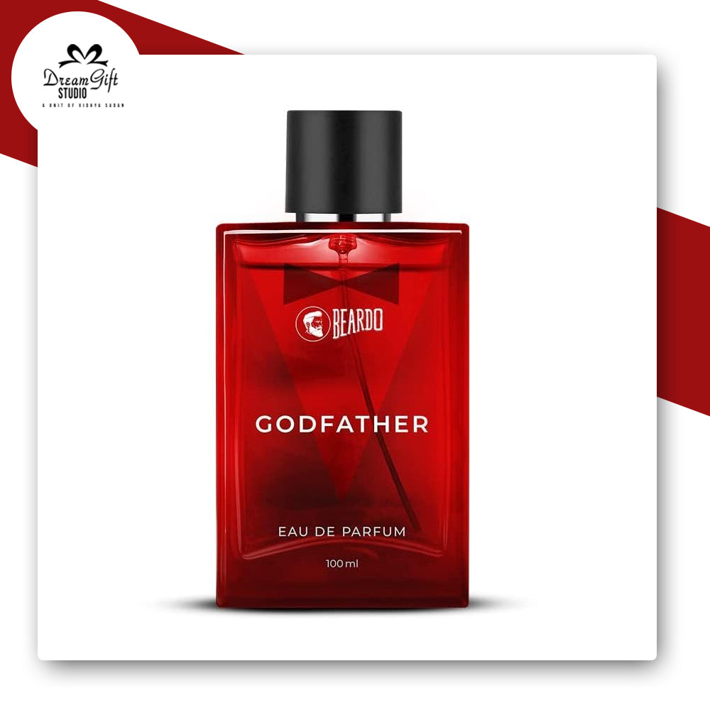 BEARDO Godfather Perfume for Men | 100ml Long-Lasting Aromatic & Spicy Fragrance | Perfect for Date Night | Body Spray