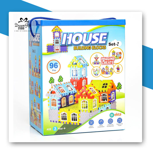 kta House Building Blocks Set-2 (96 Pcs)