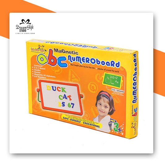 Magnetic ABC Numero Board - 2-in-1 Educational Board