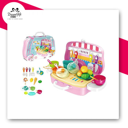 Kids Kitchen Playset in Carry Case