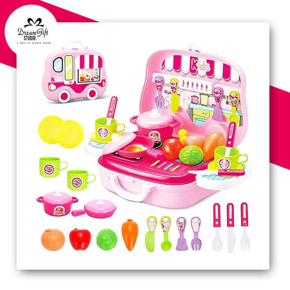 Kids Kitchen Playset in Carry Case