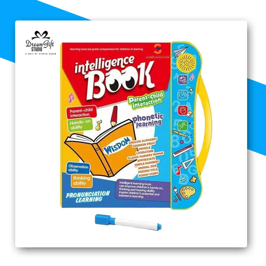 Intelligence Book - Phonetic Learning & Interactive Play