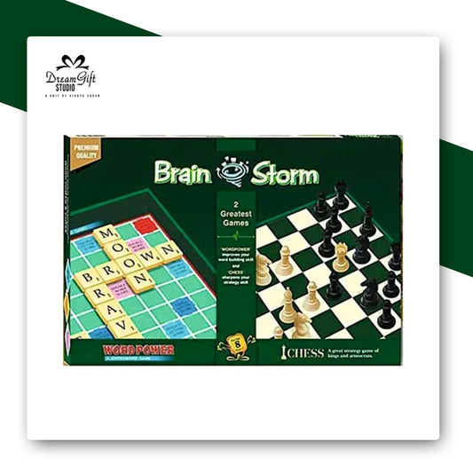 Brain Storm - 2 Greatest Games (Word Power & iChess)