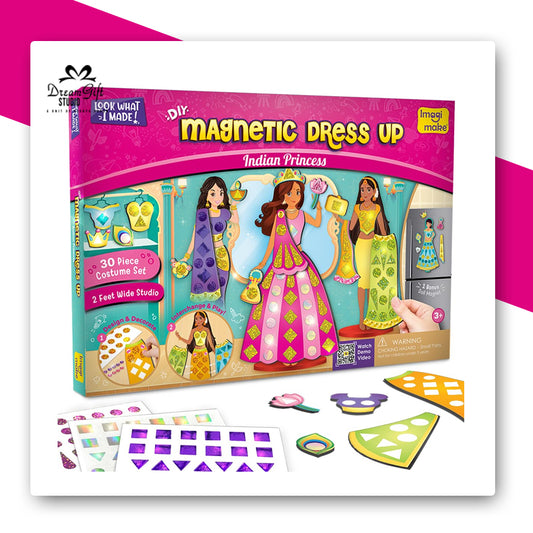DIY Magnetic Dress Up: Indian Princess