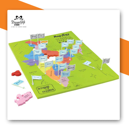 Mapology: India with Capitals