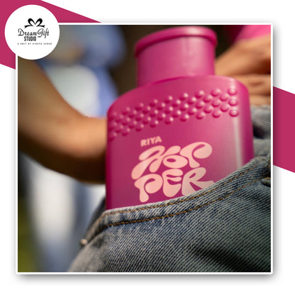 Riya Hopper Pink Eau de Parfum for Her – Amber Wood Scent, Long-Lasting Fragrance (100ml)