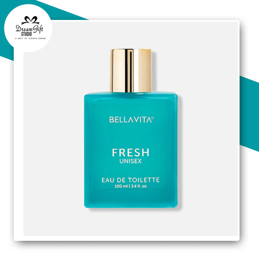 Bella Vita Luxury Fresh Unisex Perfume – Long-Lasting EDT (100ml) with Bergamot, Lavender & Ylang Ylang | Citrus & Floral Fragrance