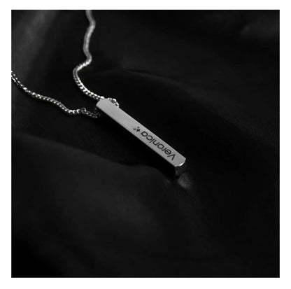 Personalized Bar Pendant