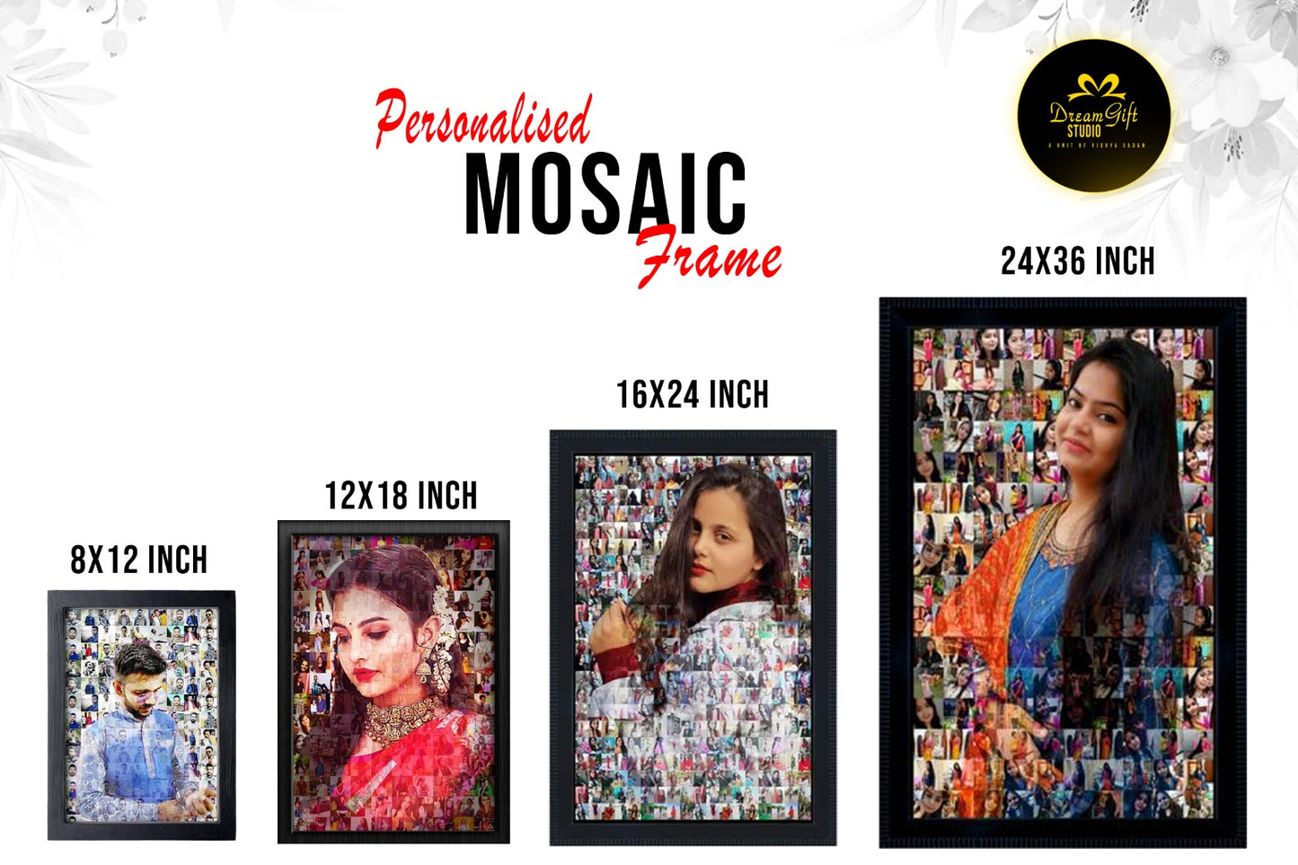 Personalised Mosaic Photo Frame