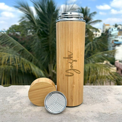 Bamboo flask