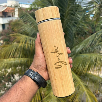 Bamboo flask