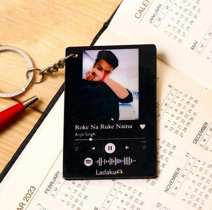 Personalized Spotify Keychain