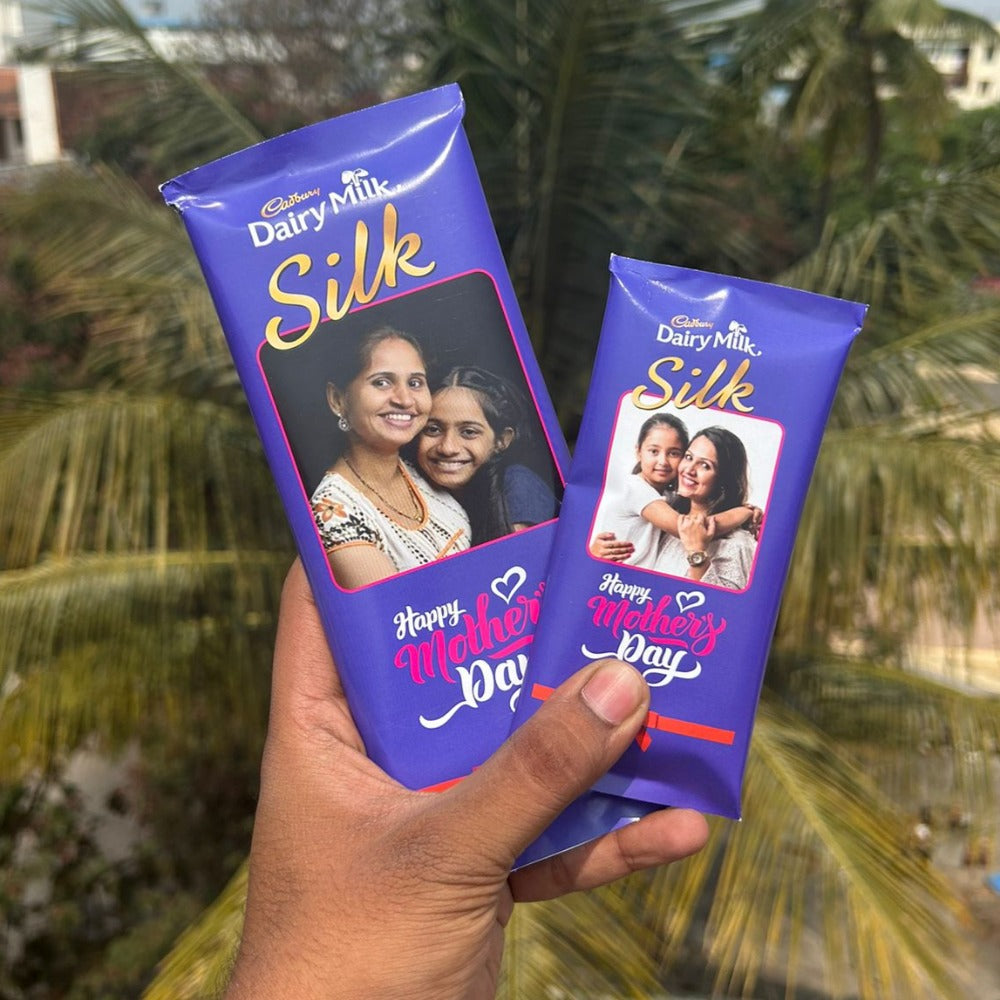 photo printed cadbury dairy milk chocolate personalised in two sizes 