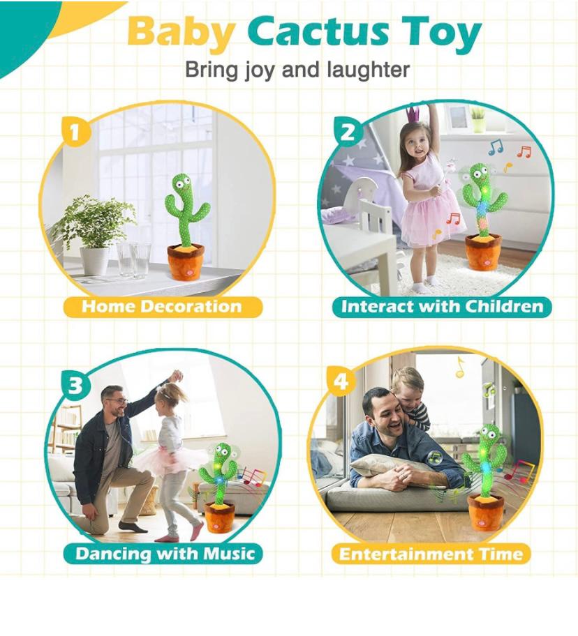 Dancing and Singing Cactus Toy