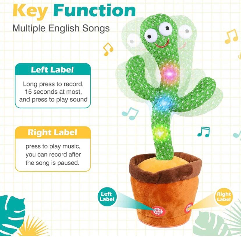 Dancing and Singing Cactus Toy