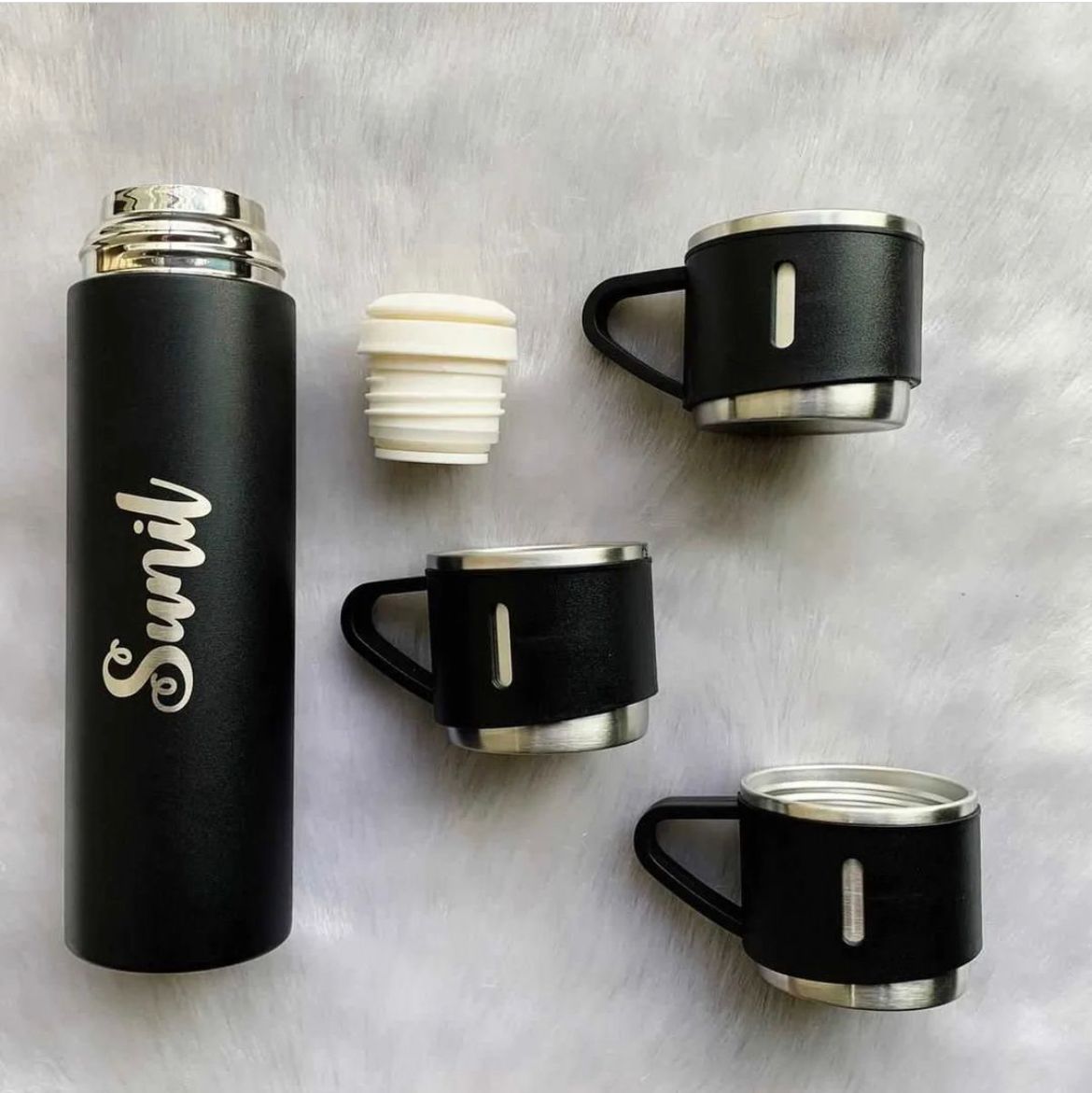 Hot & Cold vaccum Flask-Cup Set