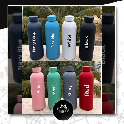 Hot & cold Premium Solid Flask : customised Steel bottle