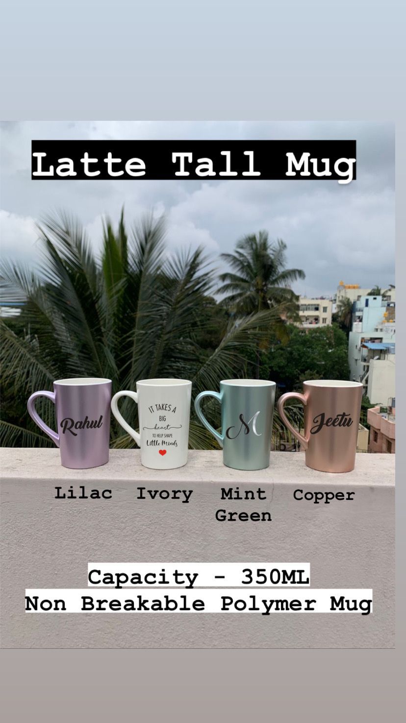 Personalized Latte Tall Mug