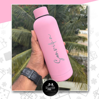 Hot & cold Premium Solid Flask : customised Steel bottle