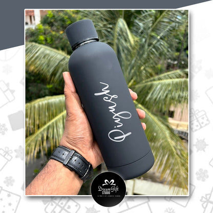 Hot & cold Premium Solid Flask : customised Steel bottle