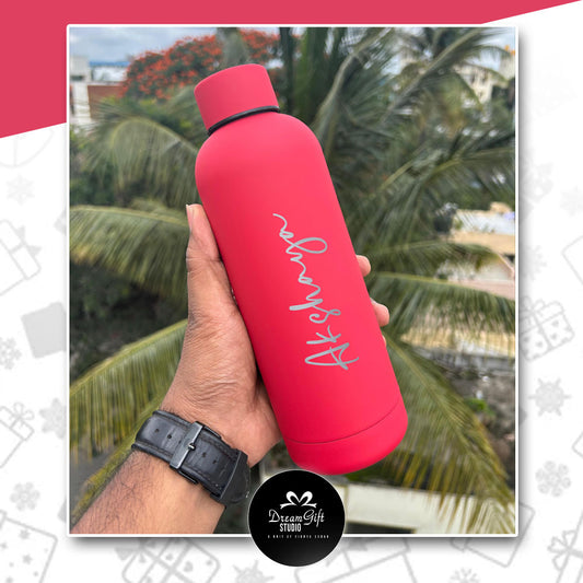 Hot & cold Premium Solid Flask : customised Steel bottle