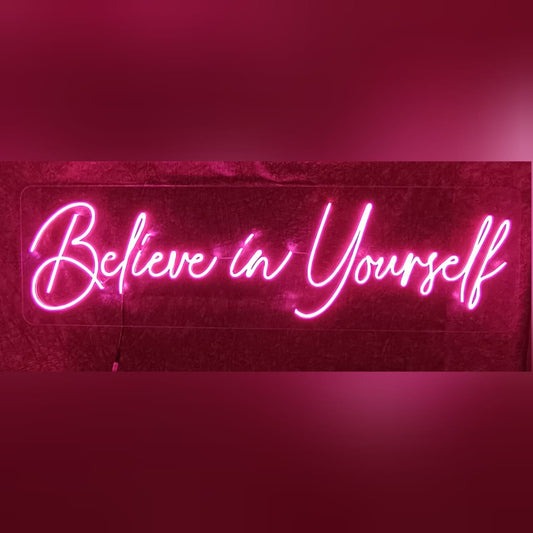 Motivational Neon Sign Frame