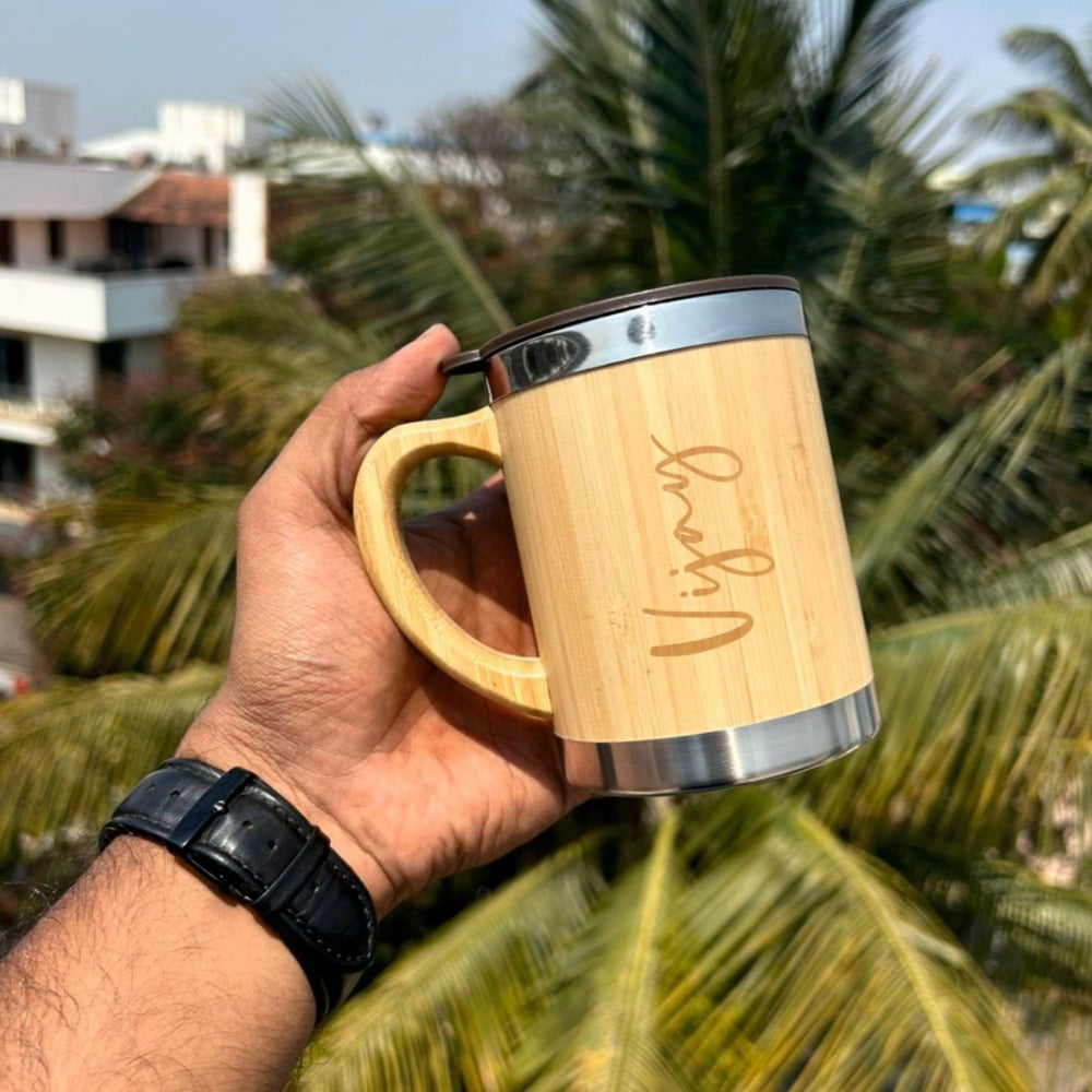 Wooden Travel Mug : Customised