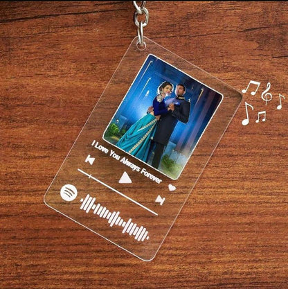 Personalized Spotify Keychain