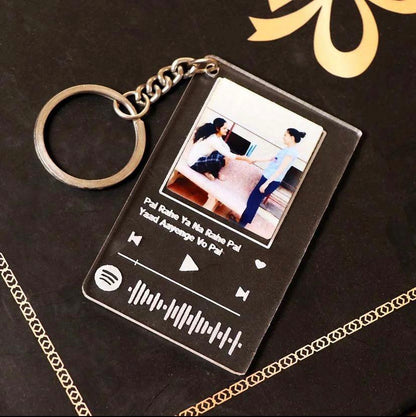 Personalized Spotify Keychain