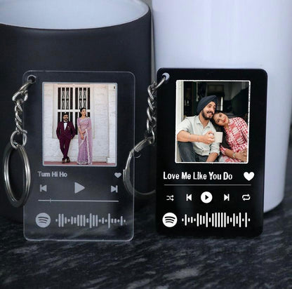 Personalized Spotify Keychain