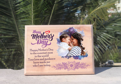 Mother's Day special : Personalized wooden frame